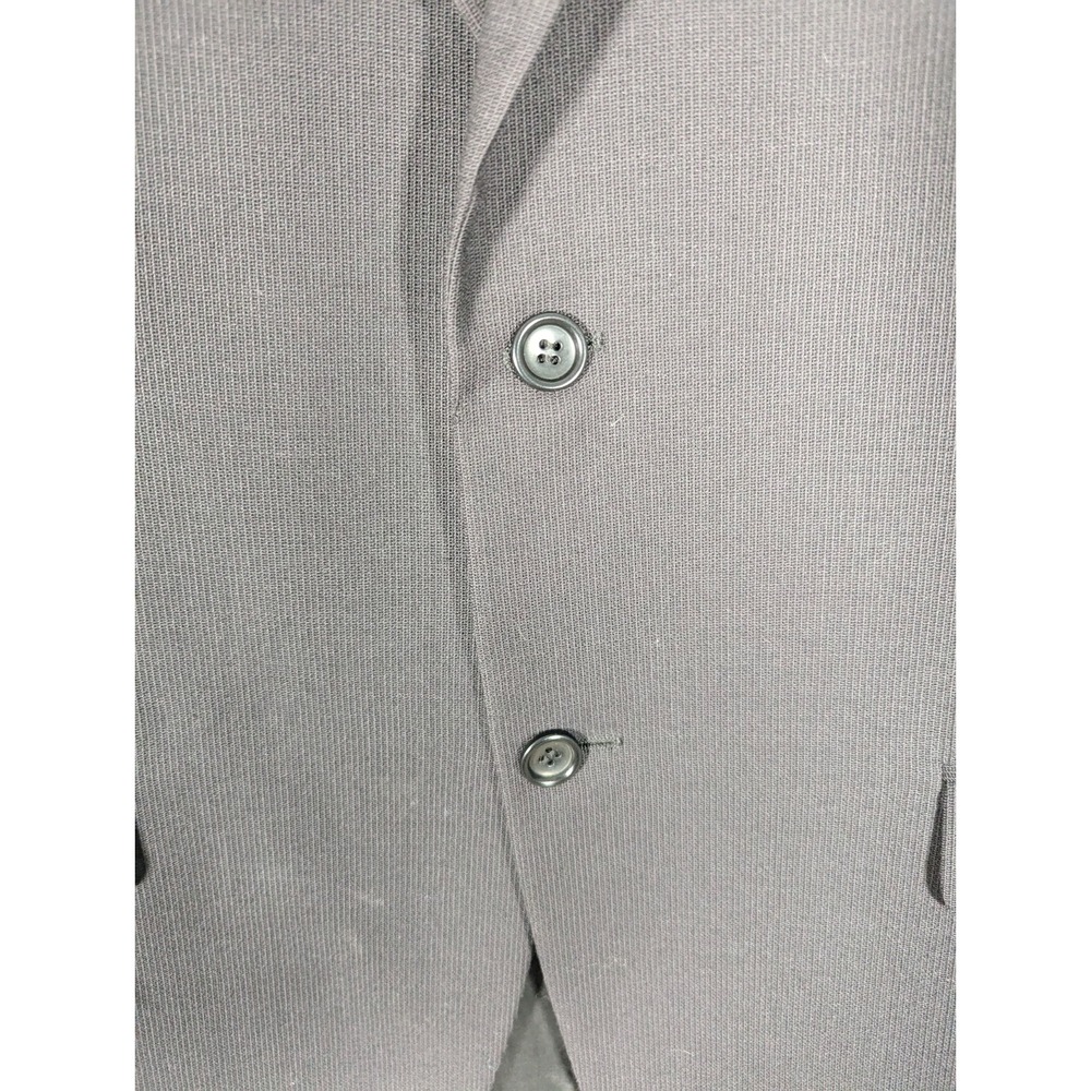 Canali proposta Mens 54R Wool Blazer Sport Jacket 2 Button Black - Picture 4 of 10